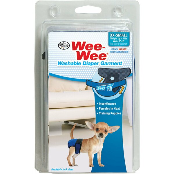 Four Paws Wee Wee Washable Diaper Garment 100525319
